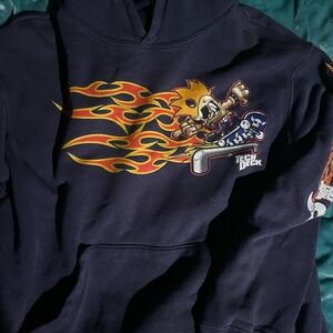 Dark blue tech deck hoodie